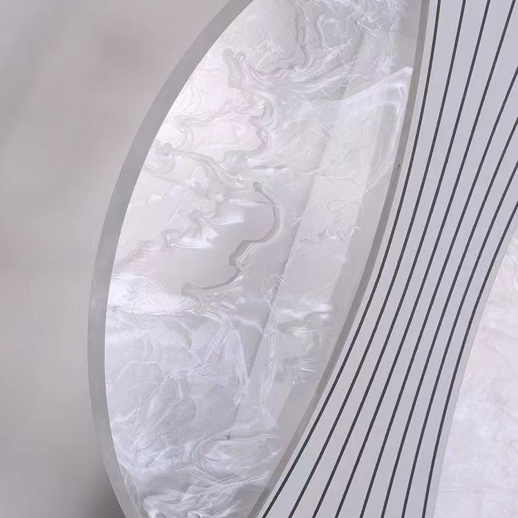 Applique Murale LED en Acrylique avec Matériel en Diamant Rond Minimaliste Moderne pour Chambre 