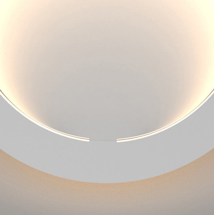 Modern Simple Square Round Geometry LED Wall Sconce Lamp