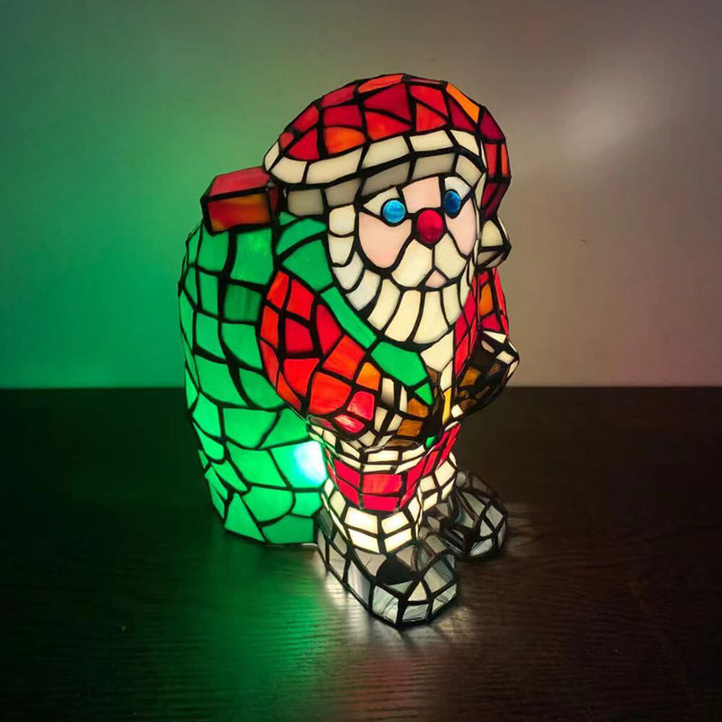 Tiffany Kreative Tier Buntglas 1-Licht Dekorative Tischlampe 