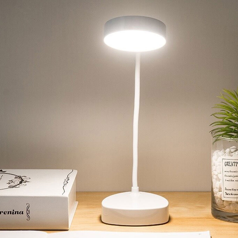 Lampe de table LED pliable à 1 lumière avec chargement USB créatif 