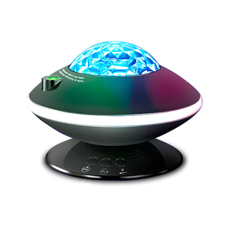 Lampe de projection étoilée Aurora LED USB à trois vitesses rotative avec gradation 