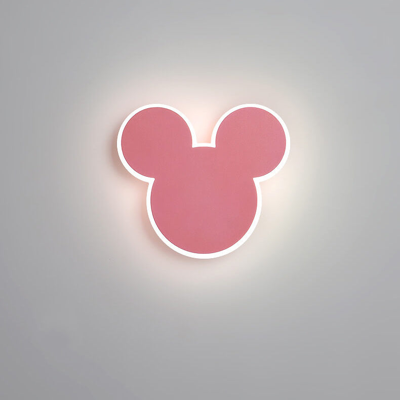 مصباح حائط LED على شكل فأر وأرنب كرتوني إبداعي 