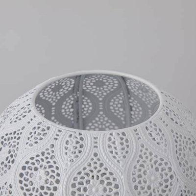Lampe de table décorative à projection métallique sphérique créative 1 lumière 
