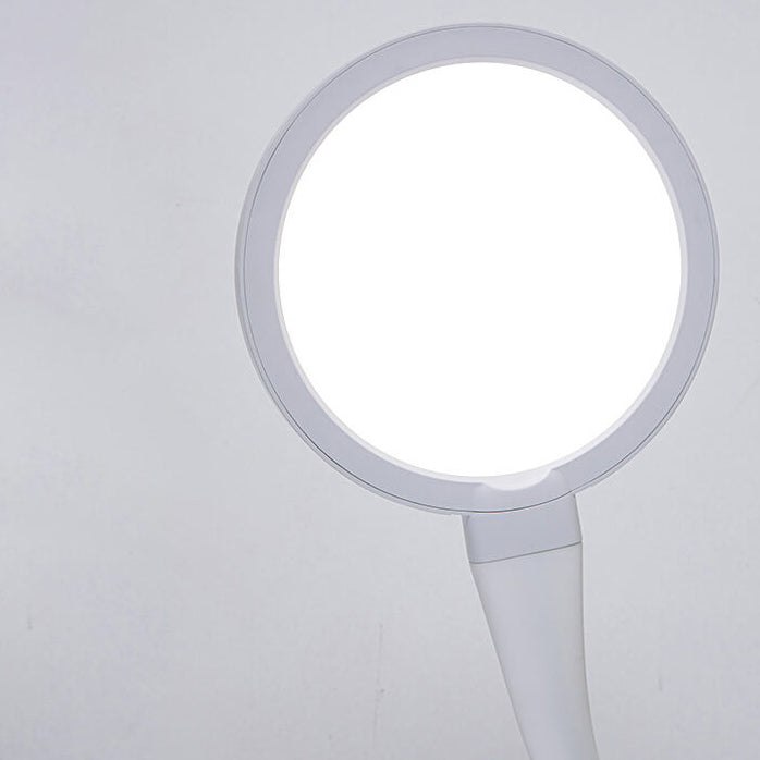 Modern Minimalist ABS Silicone Intelligent Ring Touch LED Reading Desk Lamp For Living Room &amp; Bedroom