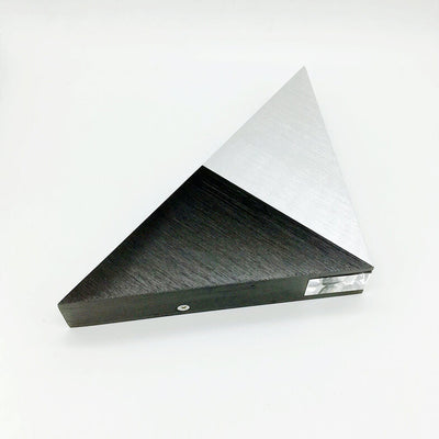 Modern Creative Aluminum Acrylic Stereo Triangle Pyramid Design LED Wall Sconce Lamp