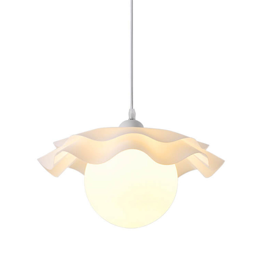 Lámpara colgante nórdica simple con forma de flor acrílica de 1 luz 