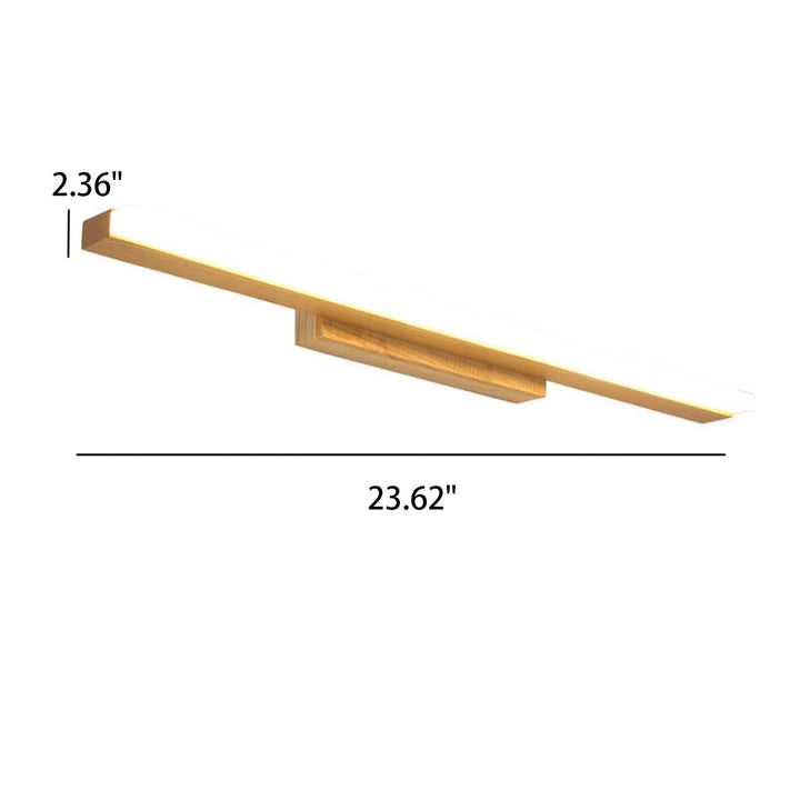 Nordische Minimalistische Log Streifen Eitelkeit Licht LED Wandleuchte 