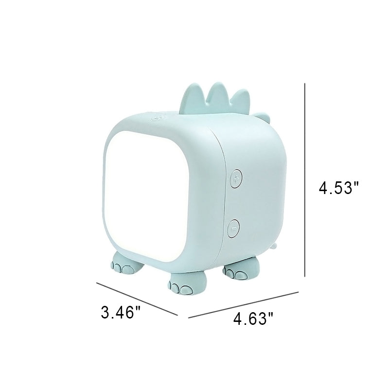 Creative Silicone Dinosaur Square USB LED Night Light Table Lamp