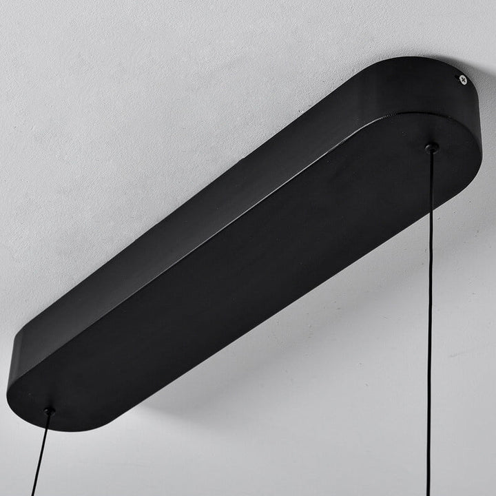 Nordische minimalistische lange Streifen Insel Licht LED hebbare Kronleuchter 