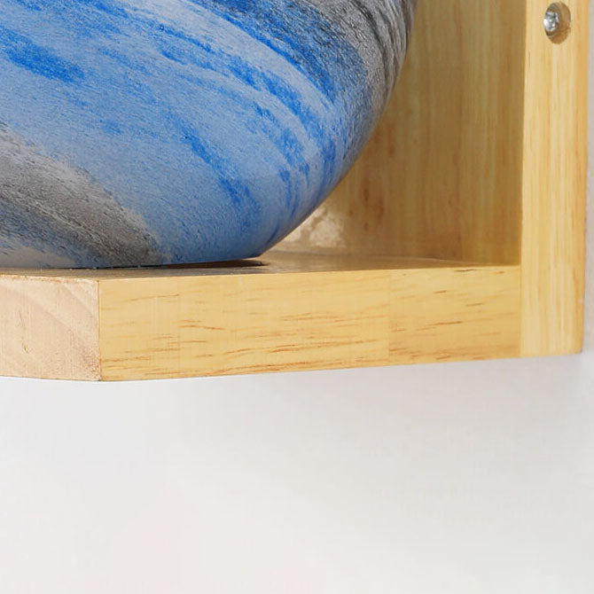 Applique Murale en Verre et Bois Nordic Creative Planet à 1 Lumière 