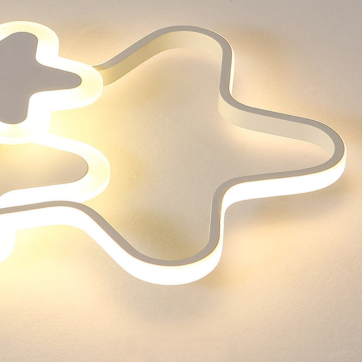 Nordische Cartoon-Sternform LED-Deckenleuchte 