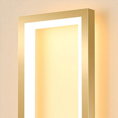 مصباح حائط LED بتصميم حلقة مجوفة مستطيلة فاخرة مبتكرة 