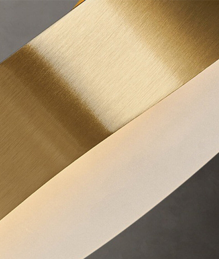 Moderne Luxus Edelstahl Langstab Acryl LED Kronleuchter 