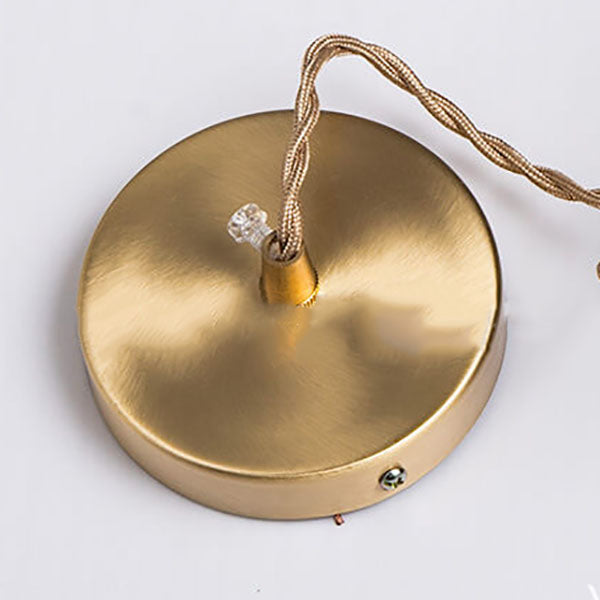 Vintage Creative Shell Round 1-Light Pendant Light