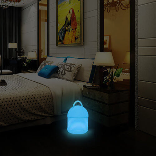 Moderne PE Kreative Tragbare Bunte Nachtlicht LED Tischlampe 