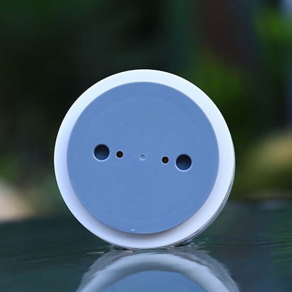 Lámpara Aplique de Pared Exterior LED Solar Redonda Impermeable de Acrílico Minimalista Moderna 
