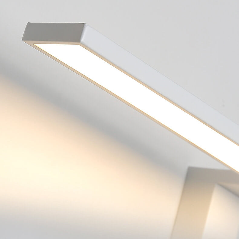 Moderne minimalistische dekorative rechteckige Eisen-Acryl-LED-Wandleuchte 