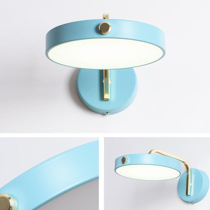 Modern Light Luxury Nordic Pie-shaped LED Wall Sconce Lamp