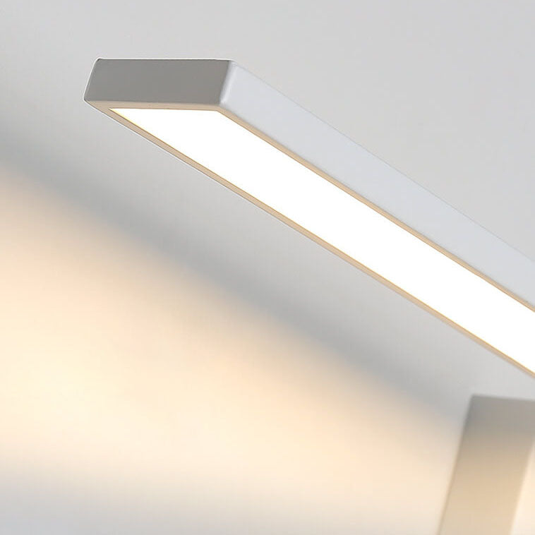 Moderne, minimalistische, einfarbige LED-Wandleuchte