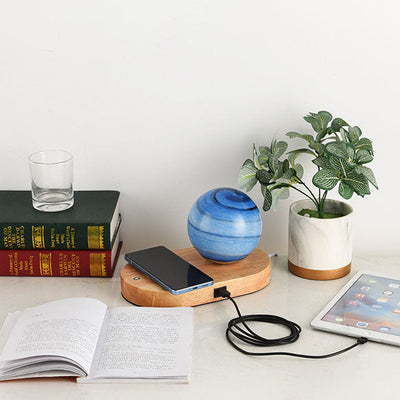 Modern Creative Moon Connectable USB 1-Light Table Lamp