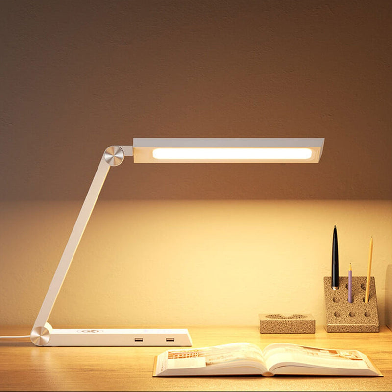 Intelligent Creative Triangle Wireless Charging Rotating Touch LED Desk Lamp