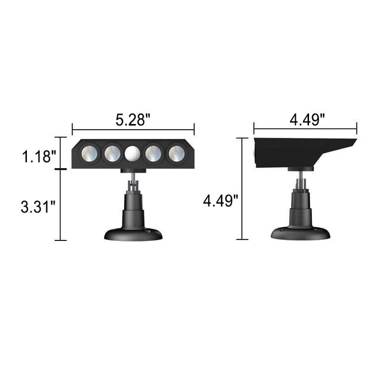 Applique murale LED extérieure étanche avec capteur humain solaire moderne 