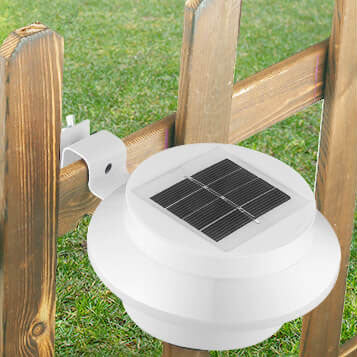 Modern Solar Outdoor Waterproof UFO Shaped LED Wall Sconce Lamp