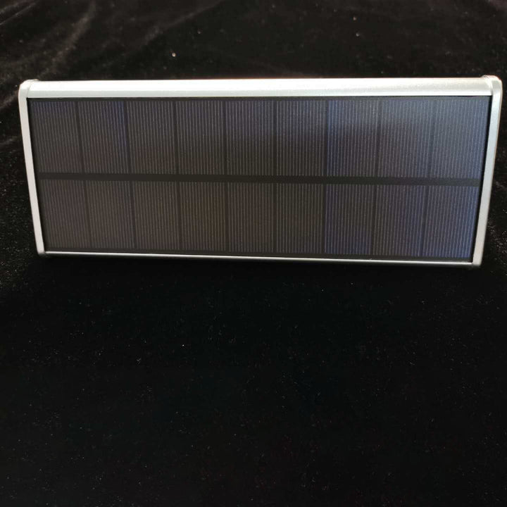 Lampe murale LED à détecteur de corps en aluminium solaire pour patio, triangle trapèze 