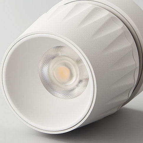 Modern Minimalist Aluminum Adjustable Angle LED Spotlight Semi-Flush M ...