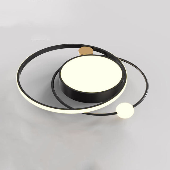 Plafonnier LED rond nordique à montage encastré 