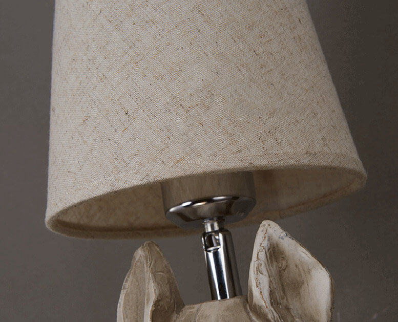 Retro Kreative Harz Pferdekopf 1-Licht Wandlampe 