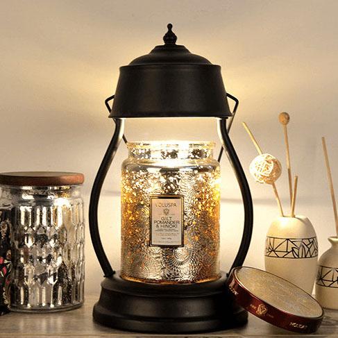 Creative Aroma Candle 1-Light Lantern Decoration Table Lamp