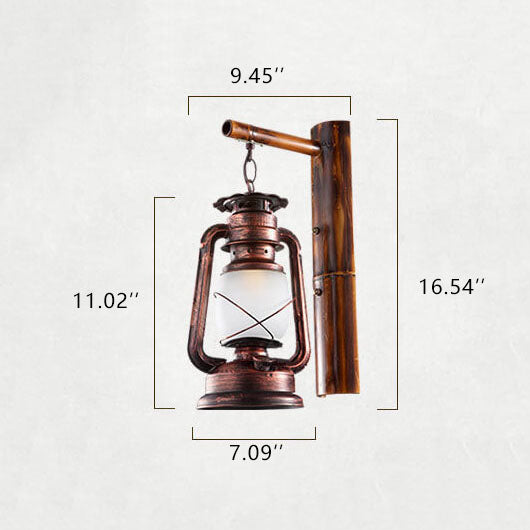 Vintage Pferdelaterne Eisen 1-Licht Wandleuchte Lampe 