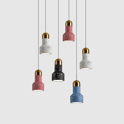 Nordic Colorful Terrazzo 1-Light Pendant Light