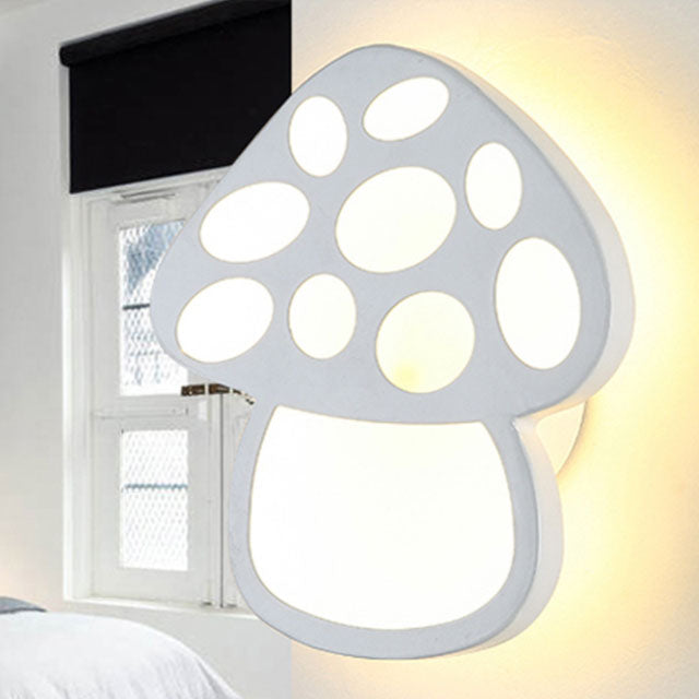 Modern Acrylic Mushroom Shape Creative LED Wall Sconce Lamp