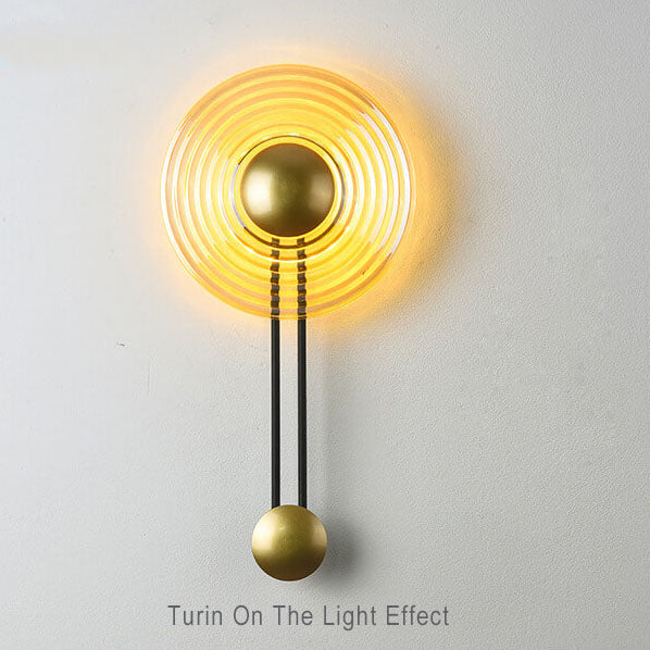 Lampe Applique LED Armée Cercle 1 Lumière Moderne 