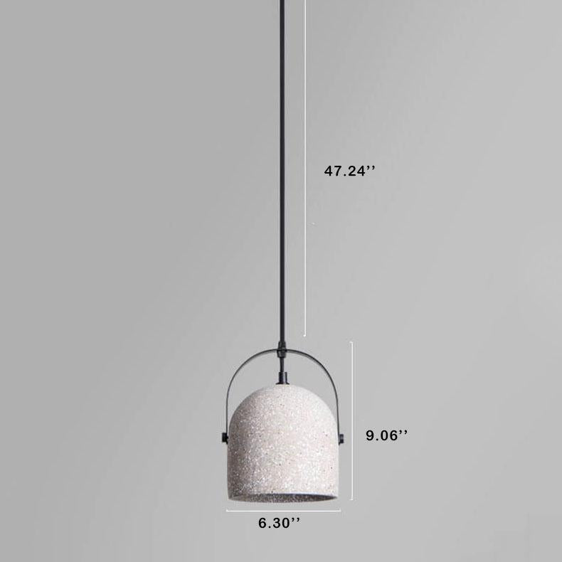 Nordic Creative Cement Cylinder 1-Light Pendelleuchte 