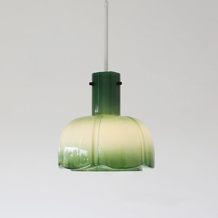 Vintage Glass Bud Design 1-Light Pendant Light