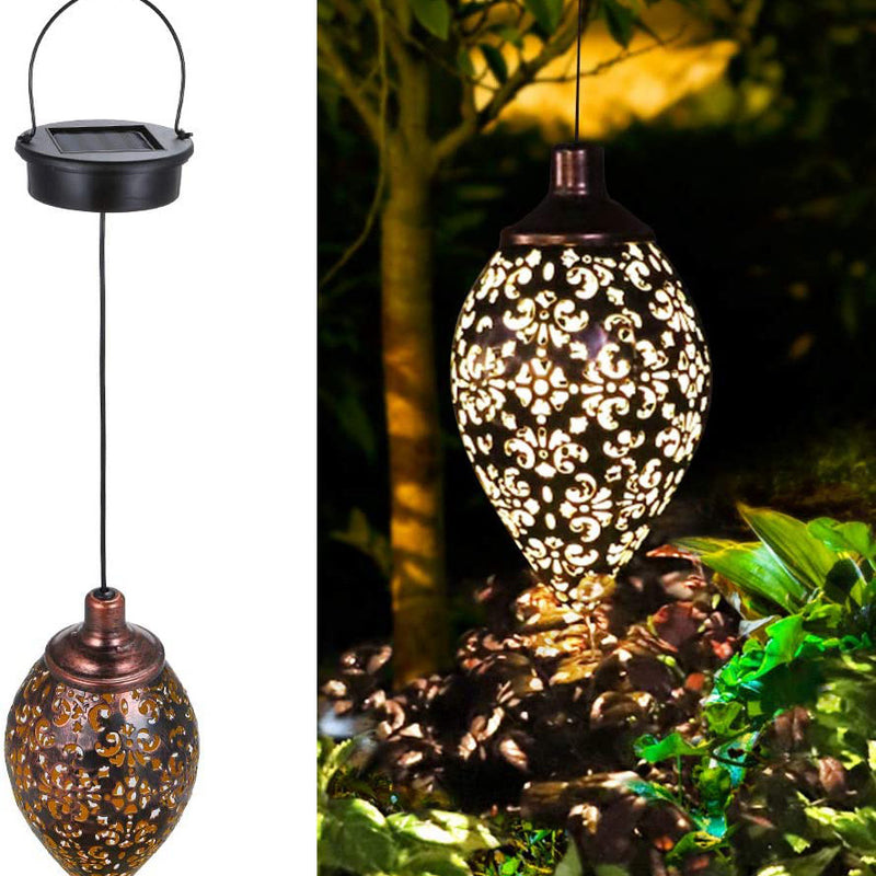 تصميم نمط إبداعي على شكل قطرة ماء شمسية LED ضوء خارجي باتجاهين 