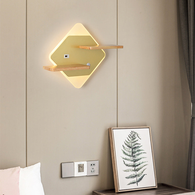 Modern Acrylic Phone Holder LED Creative Wall Sconce Lamp