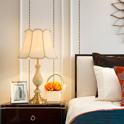 Modern Fabric Ceramics 1-Light Table Lamps