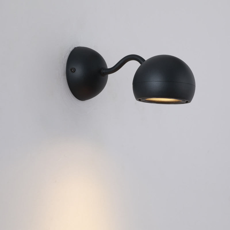 Minimalist Iron Dome Shade Mini Rotatable LED Wall Sconce Lamp