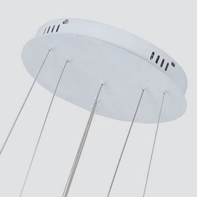 Nordic Minimalist Circle Diamond / Apple Hanging LED Chandelier