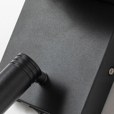 مصباح حائط LED دوار بسيط مربع حديث بمنفذ USB 