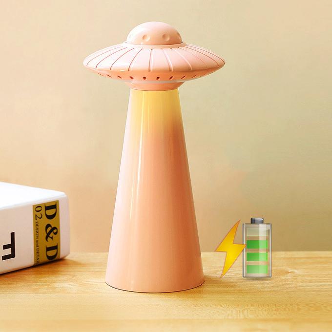 Moderne kreative UFO-Nachtlicht-wiederaufladbare Tischlampe 