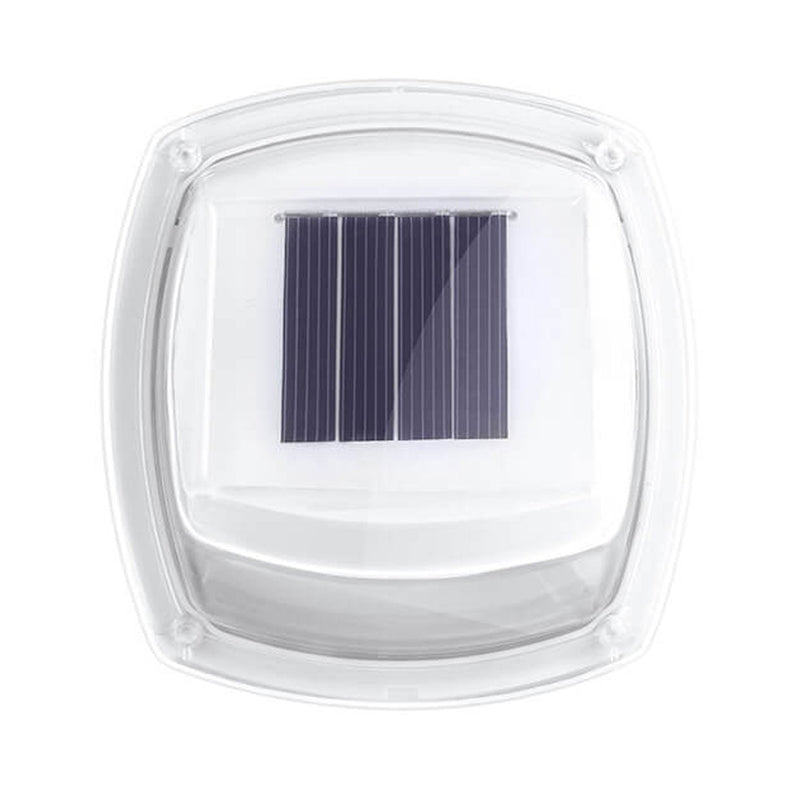 Aplique de pared con lámpara LED triangular impermeable solar para exteriores 