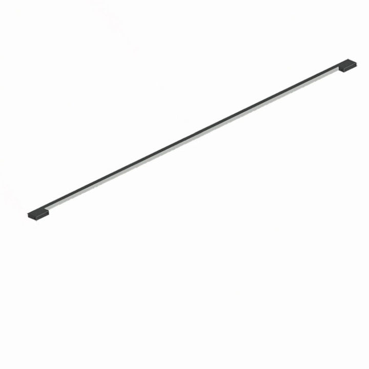 Aplique de pared LED moderno de estilo minimalista con tira larga de hierro y silicona para sala de estar 
