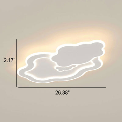 Nordic Minimalist Cloud Cluster LED Flush Mount Ceiling Light