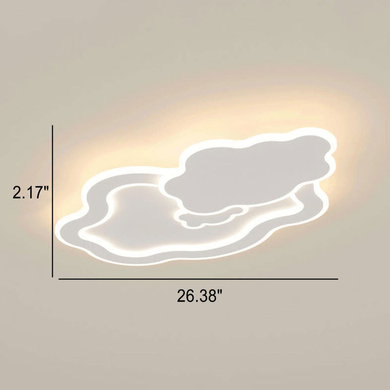 Nordic Minimalist Cloud Cluster LED Flush Mount Ceiling Light