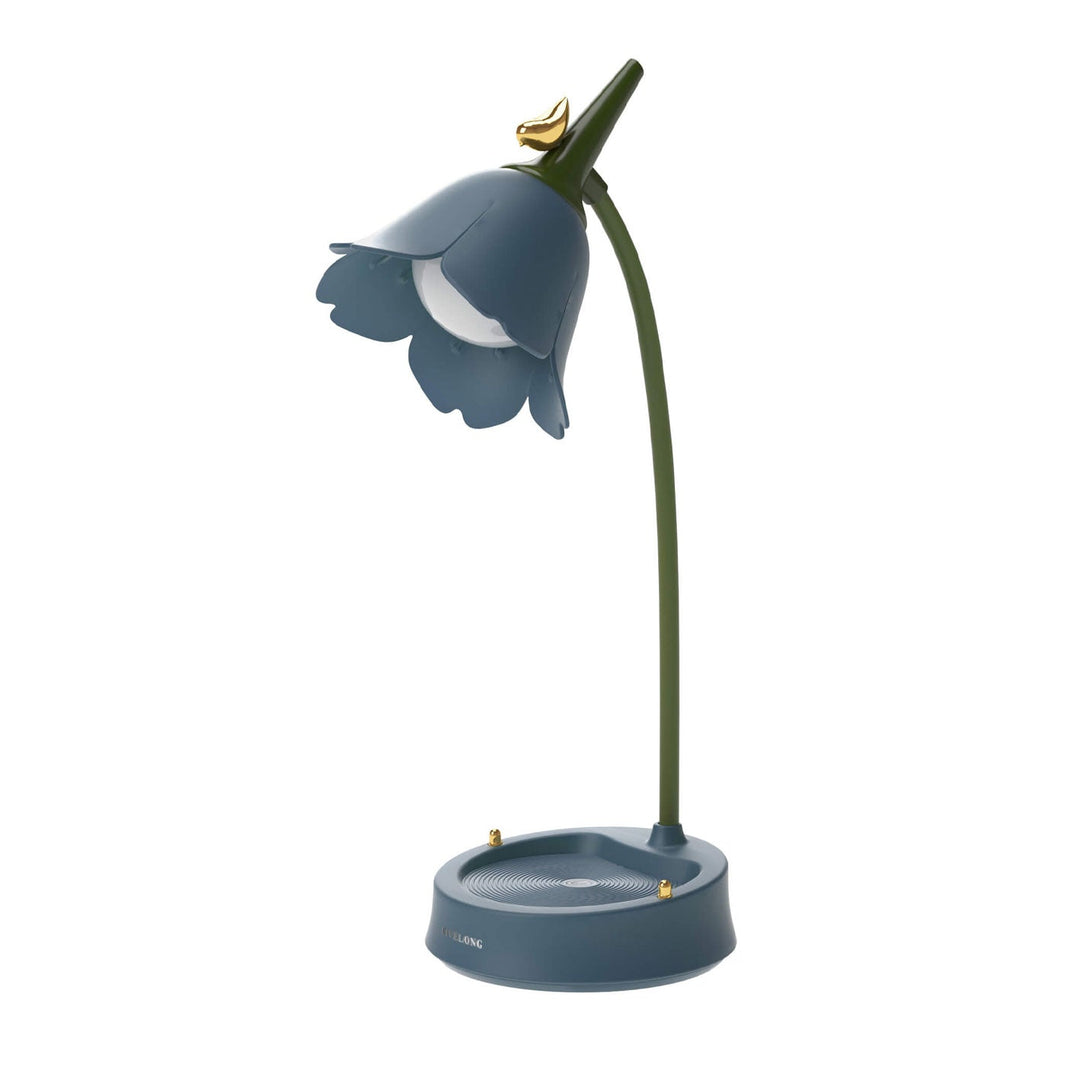 Lampe de table LED avec design créatif de fleur et d&